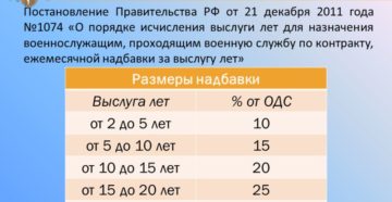 Что такое надбавка за выслугу лет и как она рассчитывается