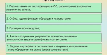 Каков порядок проведения сертификации продукции